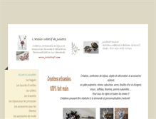 Tablet Screenshot of juliettef.com